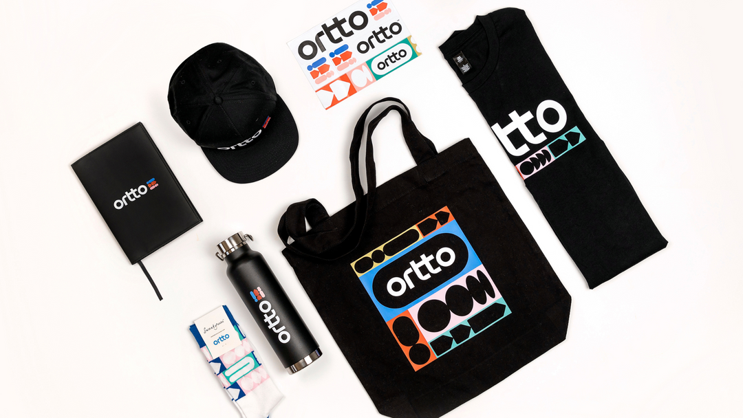 Merch pack for Ortto, by Mercha