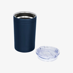 Shop Personalised Branded Nottage New Sherpa Vacuum Tumbler & Insulator in Navy - 4177