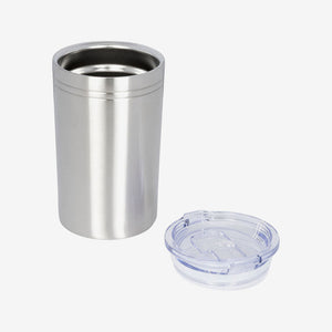 Shop Personalised Branded Nottage New Sherpa Vacuum Tumbler & Insulator in Silver - 4177