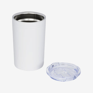 Shop Custom Nottage New Sherpa Vacuum Tumbler & Insulator in White - 4177