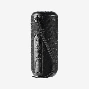 Shop Personalised Nottage Rugged Fabric Waterproof Speaker in Black - 7778