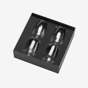 Shop Custom Nottage Wine Glass Set in Clear Packaging Detail - 9936