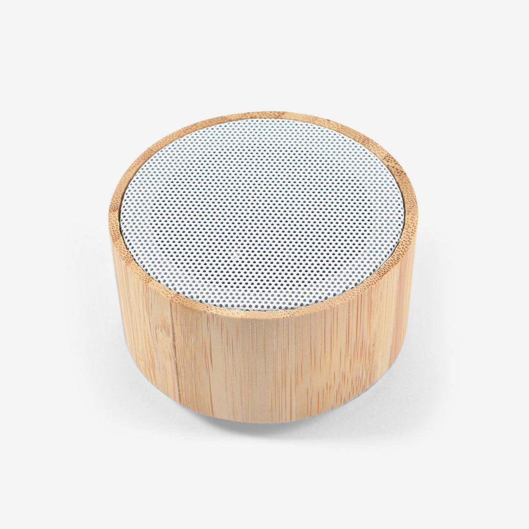 Bamboo Bluetooth Speaker - 12 Branded Merch Giveaway Ideas to Boost Your Brand